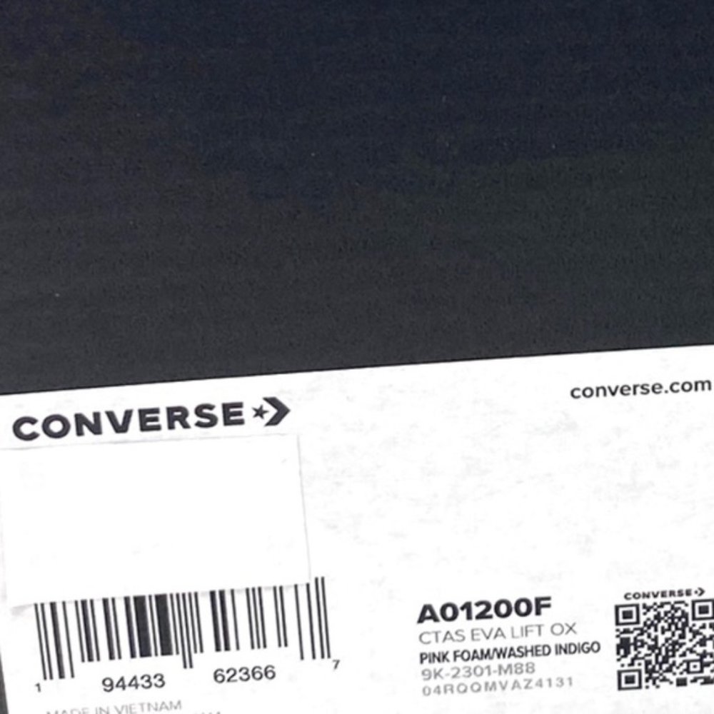 Converse Ctas Eva Lift OX Platform Low Sneakers Canvas Kids Women Pink A01200F - Picture 2 of 11